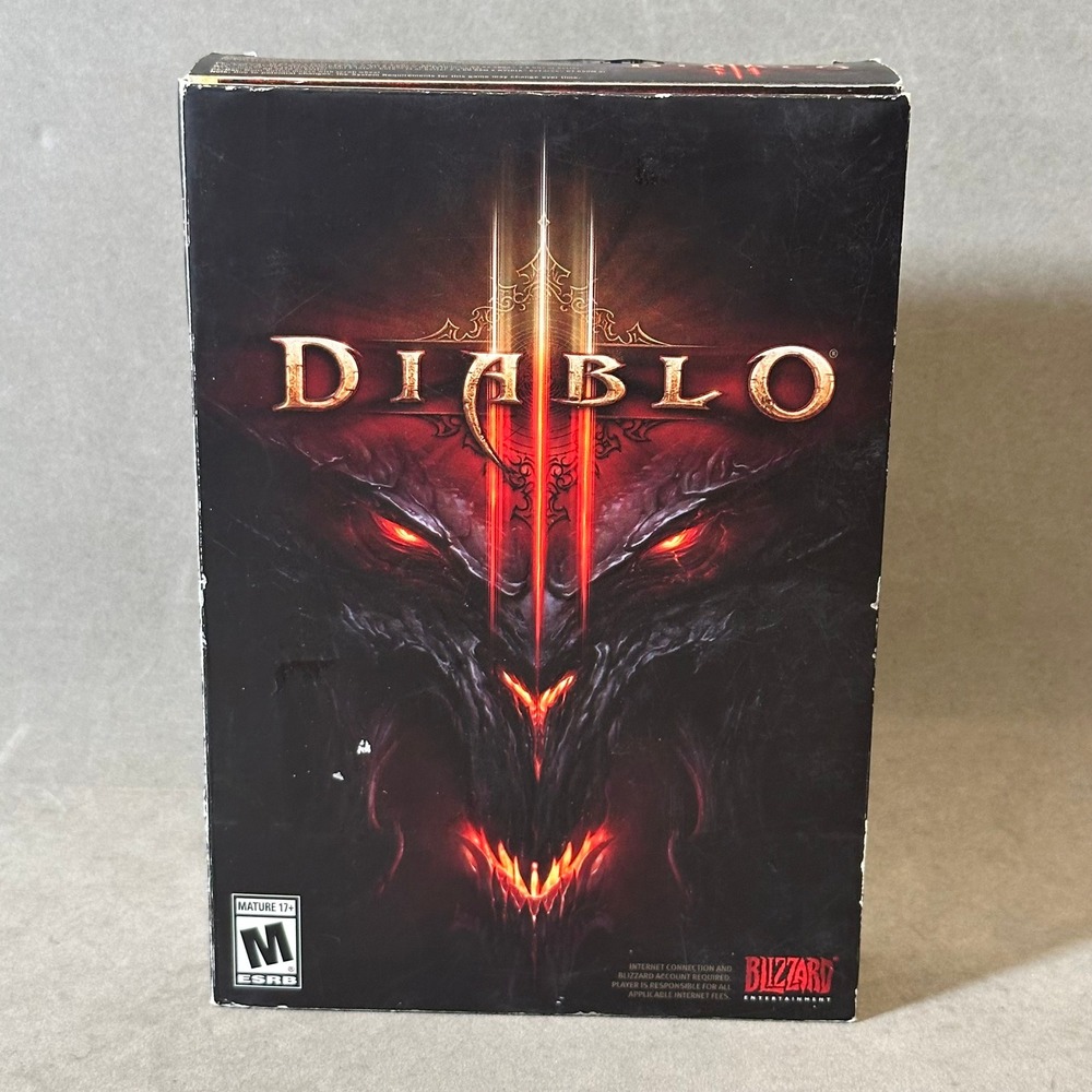 Diablo III 3 PC Mac Blizzard Entertainment‎ 2012 Big Box Retail Edition Sealed